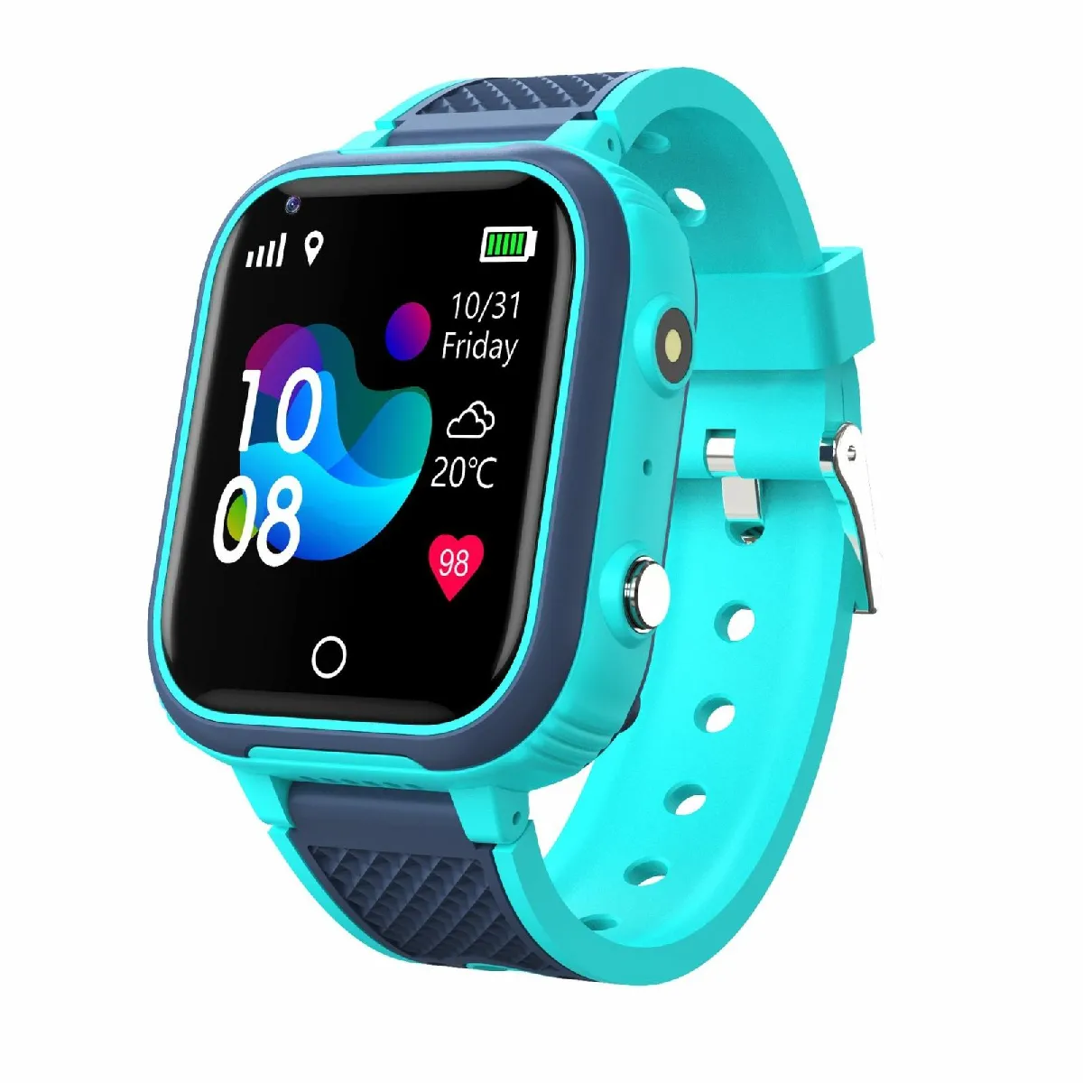 Yonis Bleu Montre Connectée Enfant 4G