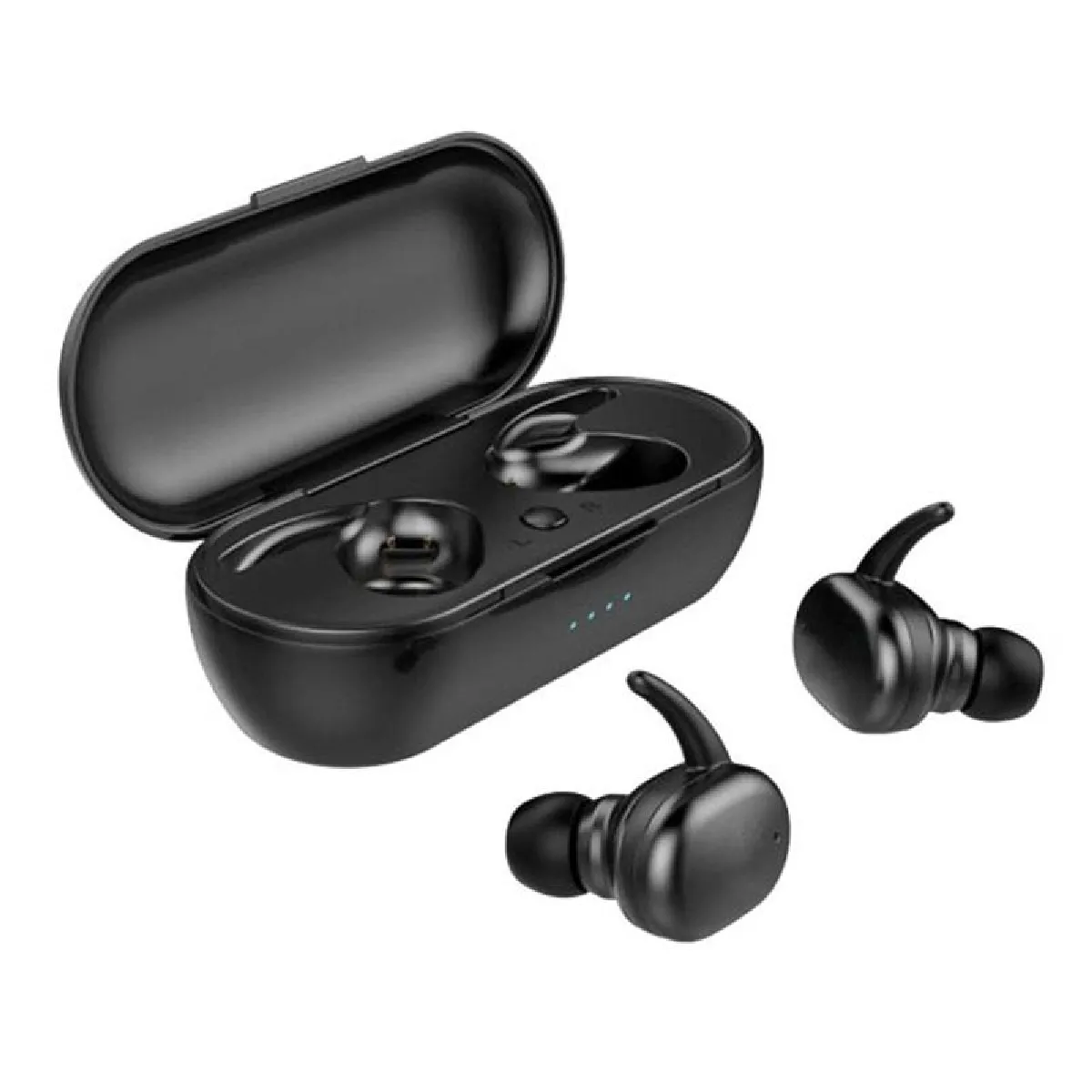 YONIS - Écouteurs Bluetooth 5.0 - Étanche - HD - Noir - Image 2
