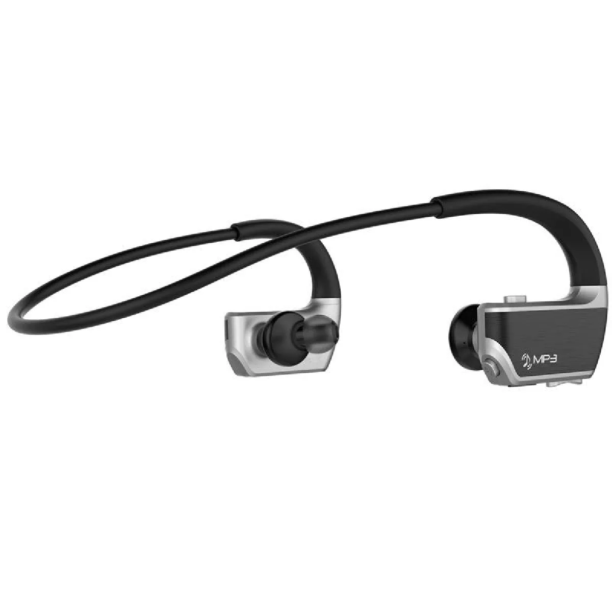 Yonis Argent Écouteurs Sport Bluetooth