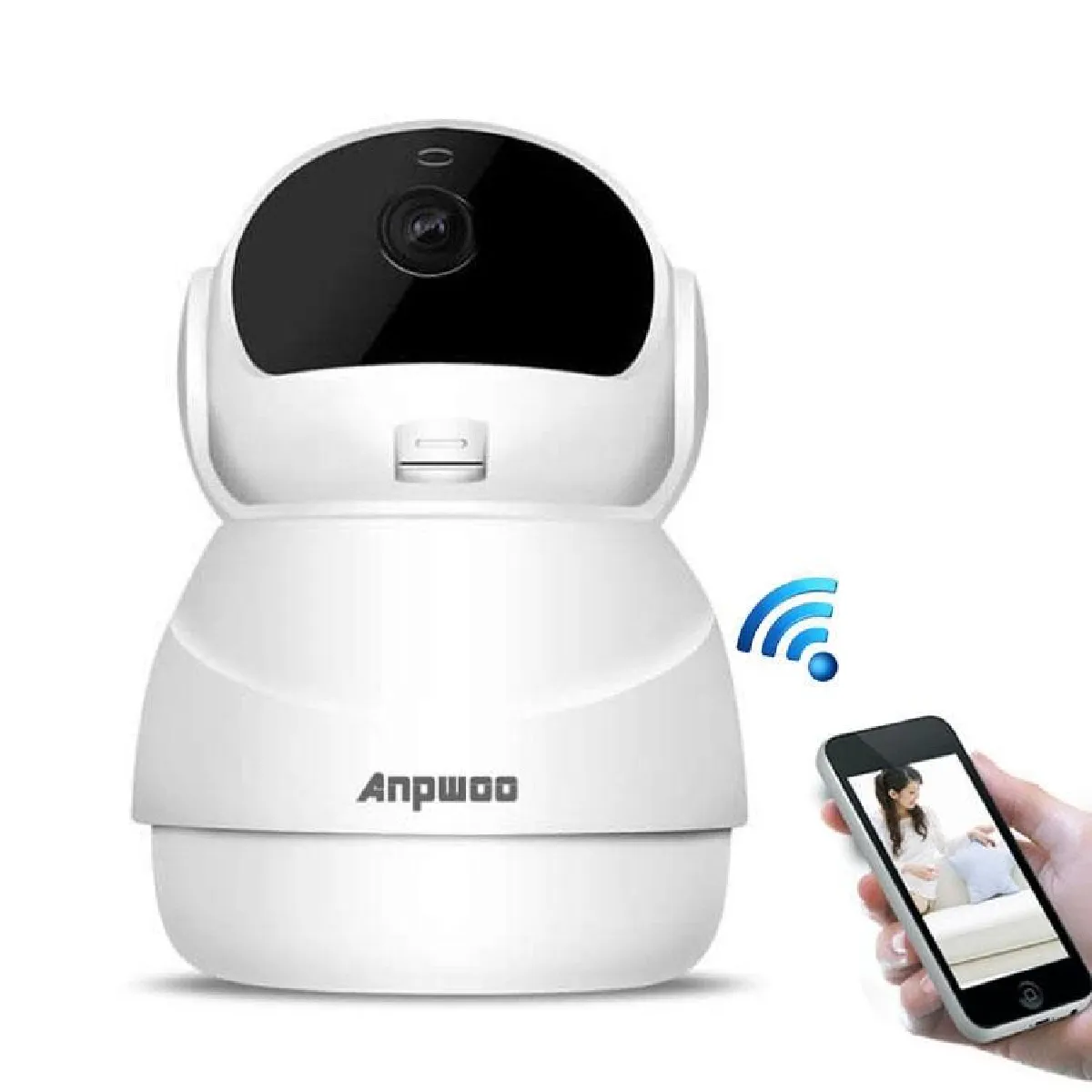 Yonis Camera Ip 1080P Hd Vision Nocturne Wifi