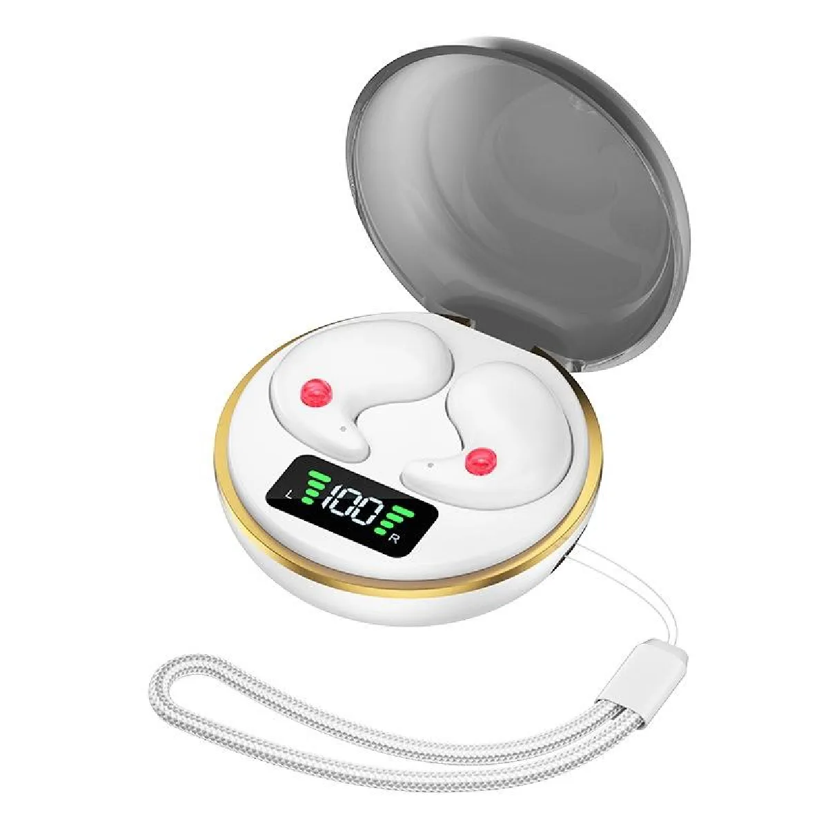Yonis Noir Écouteurs Bluetooth Invisibles