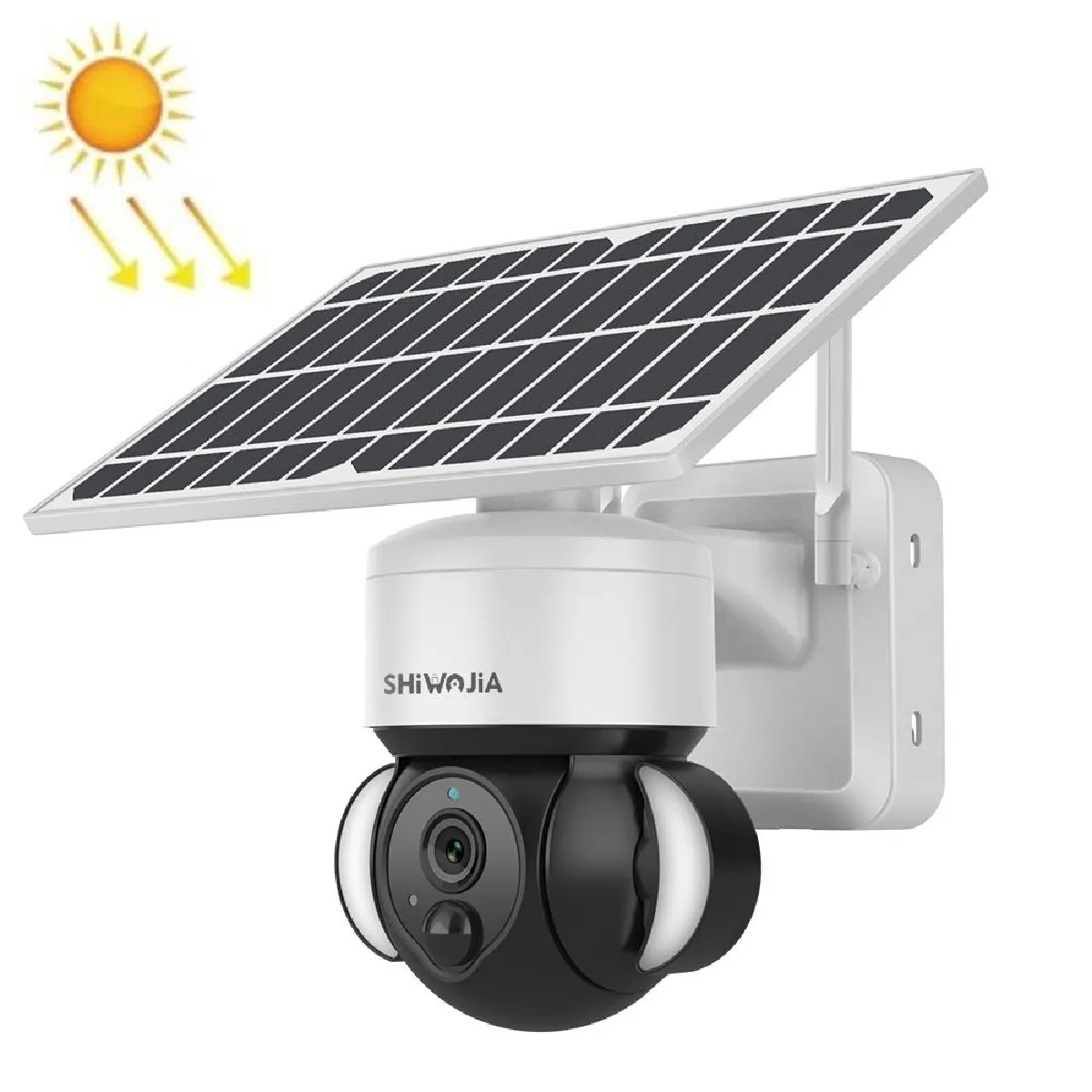 Yonis Camera Ip Solaire 4G Étanche Vision Nuit