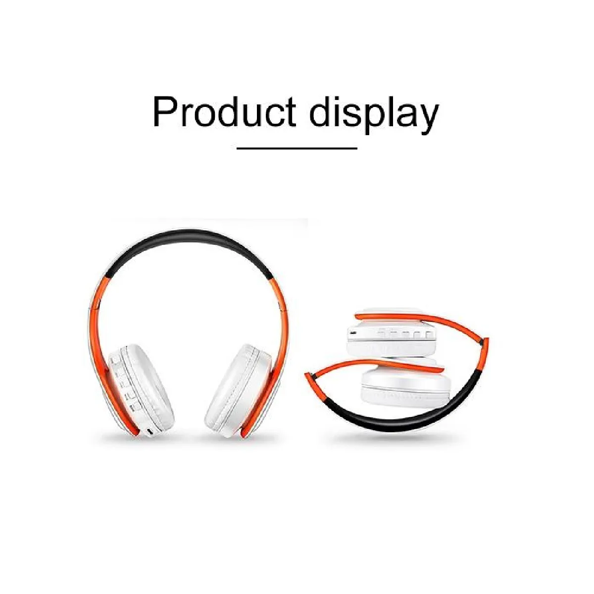 YONIS - Casque Audio Bluetooth - Sans Fil - Pliable - Avec Lecteur Carte TF - Vert - Image 2