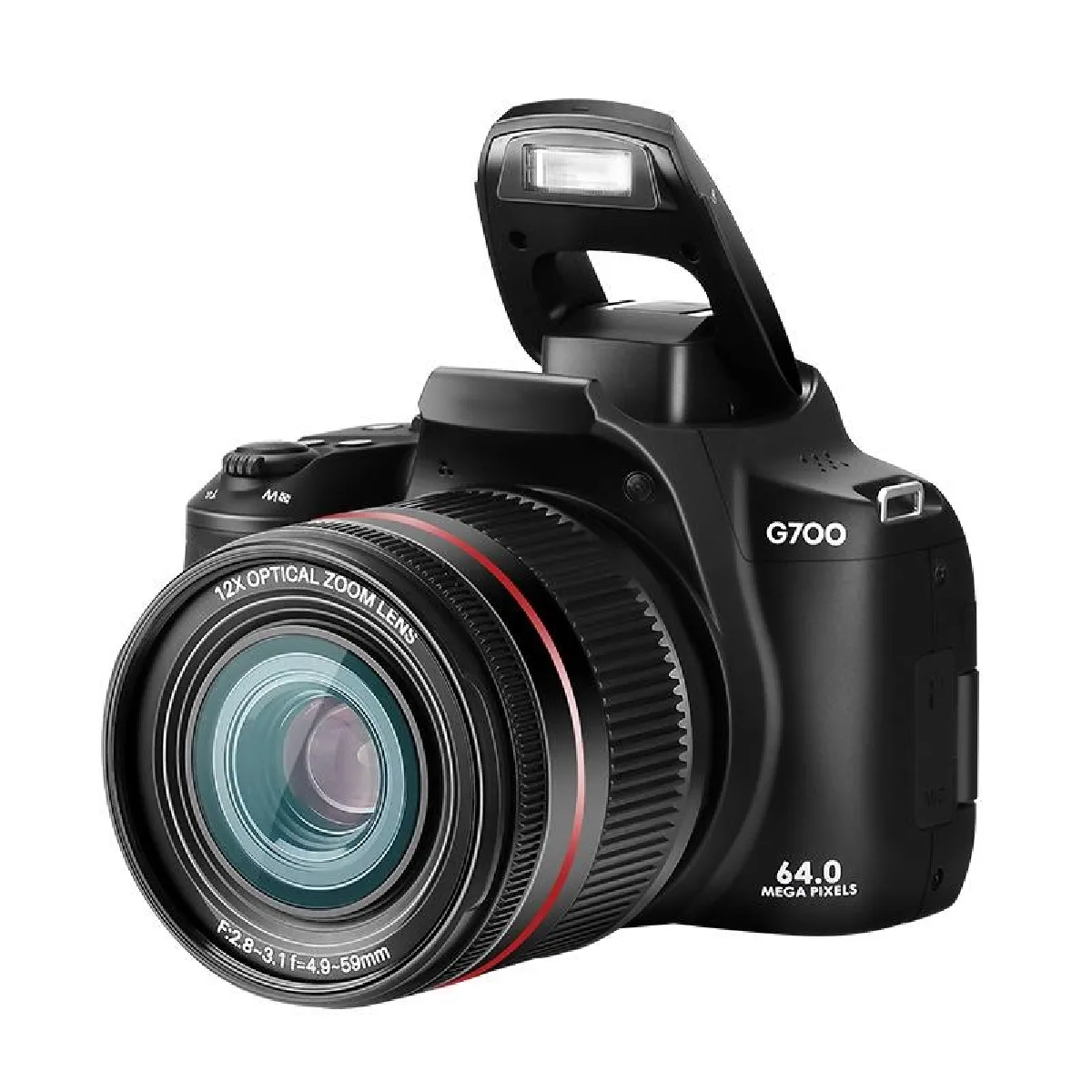 Yonis Caméscope Numérique 4K 64Mp Ecran Ips 3 Pouces Zoom Optique 12X Wifi Partage Facile - Image 2