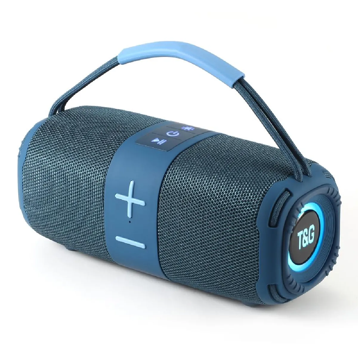 Yonis Bleu Enceinte Bluetooth Portable Sans Fil Avec Led Et Son Stéréo Immersif - Image 3