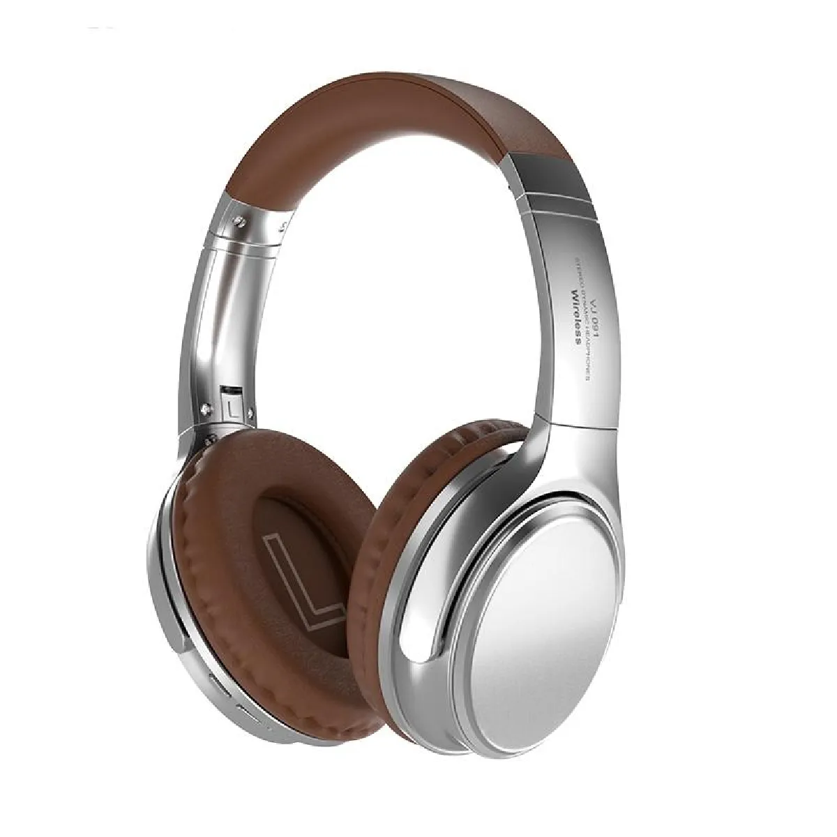 Non Communiqué Gris Casque Audio Pliable Bluetooth Sans Fil Rouge Basses Puissantes Longue Autonomie Argent Yonis - Image 2