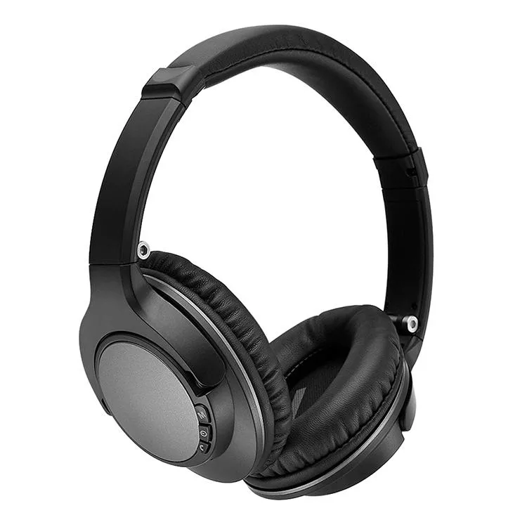 YONIS Casque Audio Bluetooth Pliable Confort Noir