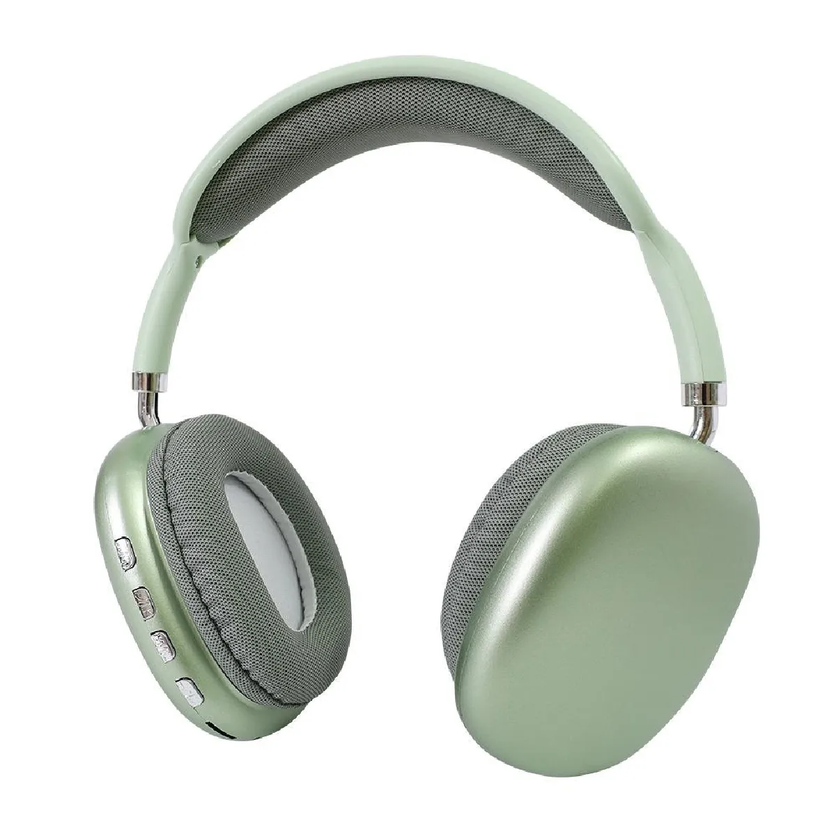 Yonis Vert Casque Audio Bluetooth Sans Fil Réduction De Bruit Pour Gaming