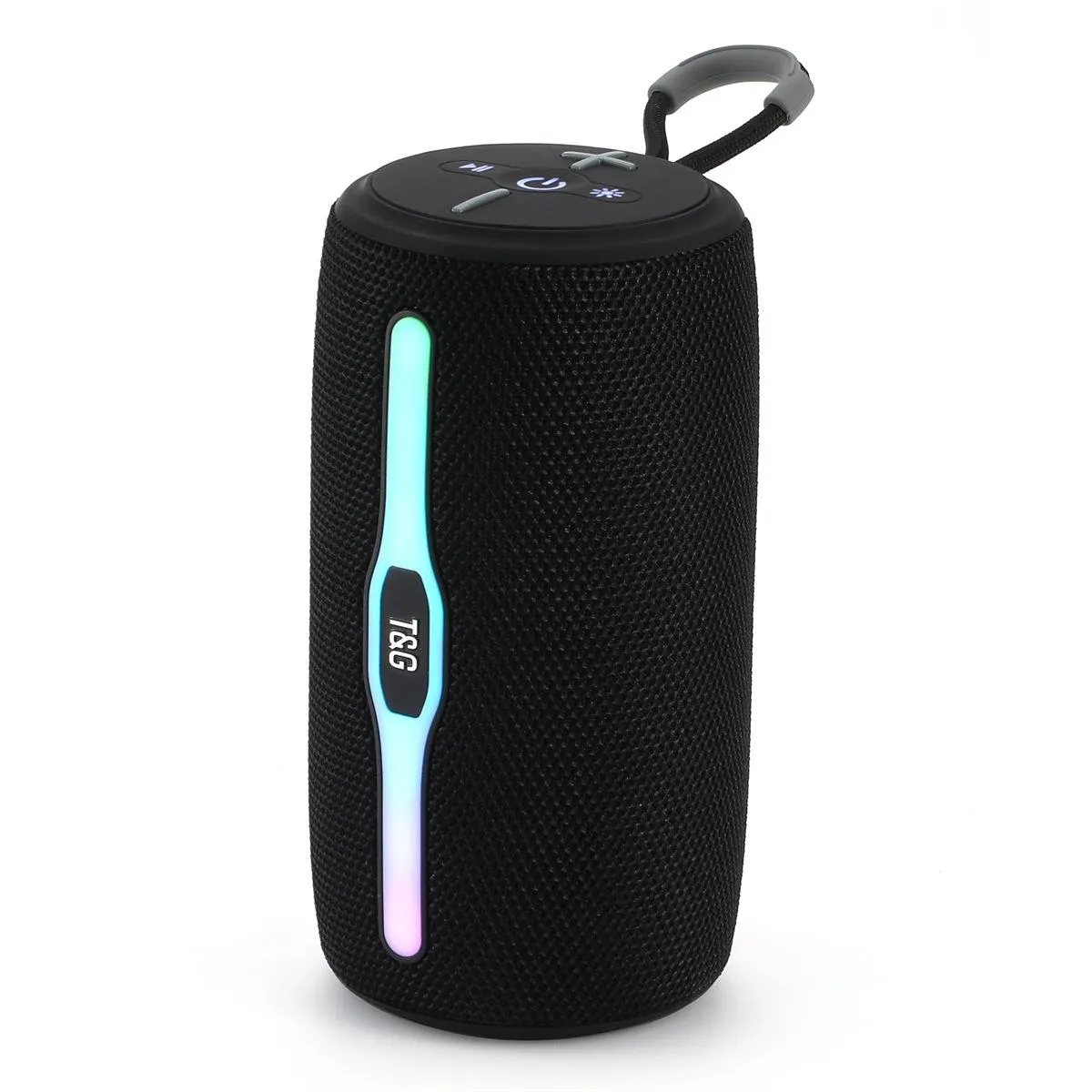 Yonis Noir 1200Mah - Enceinte Sans Fil Bluetooth Autonomie 2 H Lumiere Multicolore - Image 3