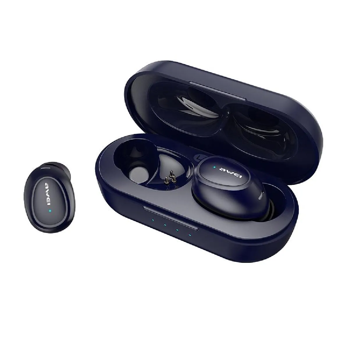 Yonis Bleu Écouteurs Bluetooth Sport Étanches