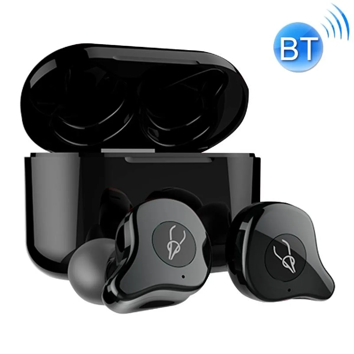 Yonis Gris Ecouteurs Bluetooth Sans Fil