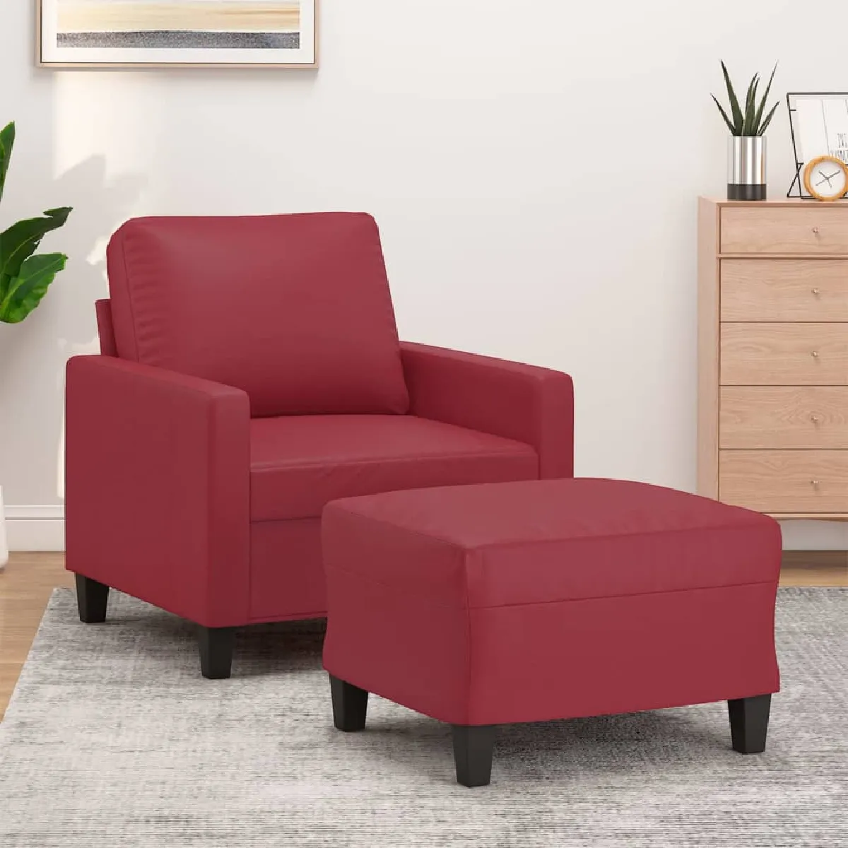 Fauteuil Vida Repose Pieds - vue 9