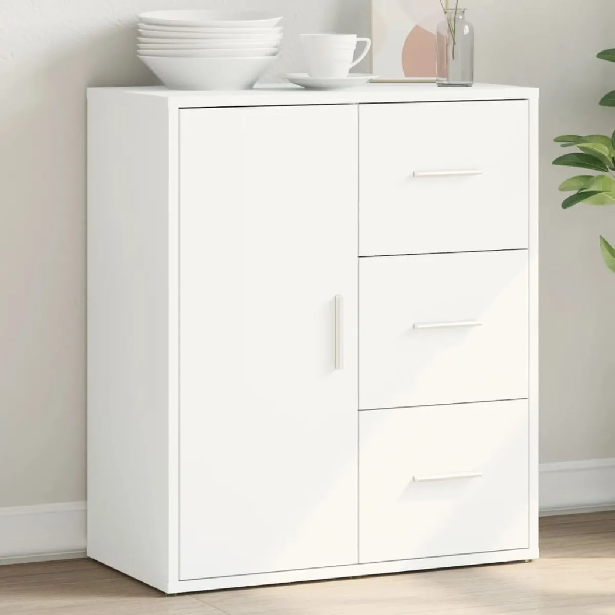 vidaXL - Buffet - Moderne - Blanc - Image 2