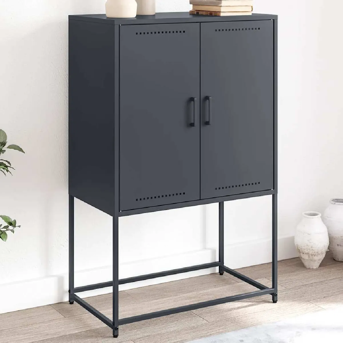 vidaXL Buffet haut - Anthracite