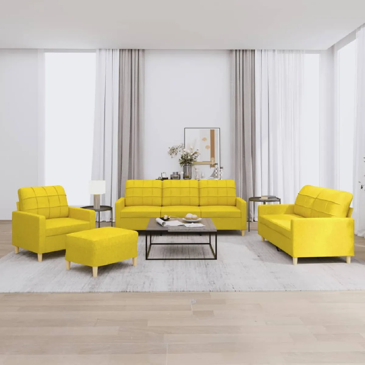 VidaXL Ensemble Canapés 4 pcs - vue 6