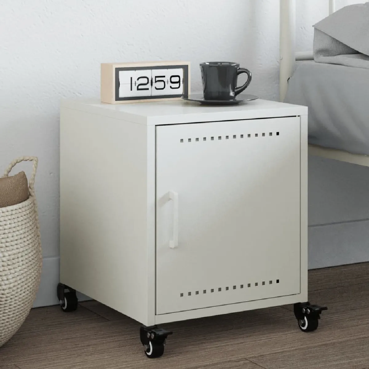 Vidaxl Blanc Table De Chevet