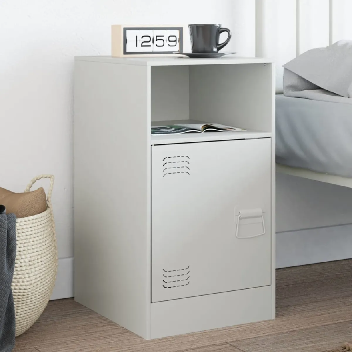 Vidaxl Blanc - Table De Chevet