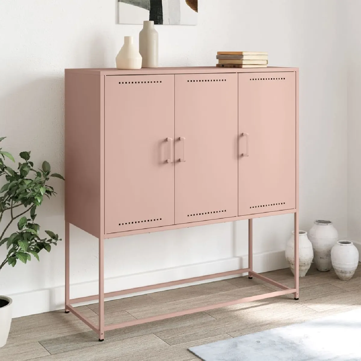 vidaXL Buffet haut - Rose