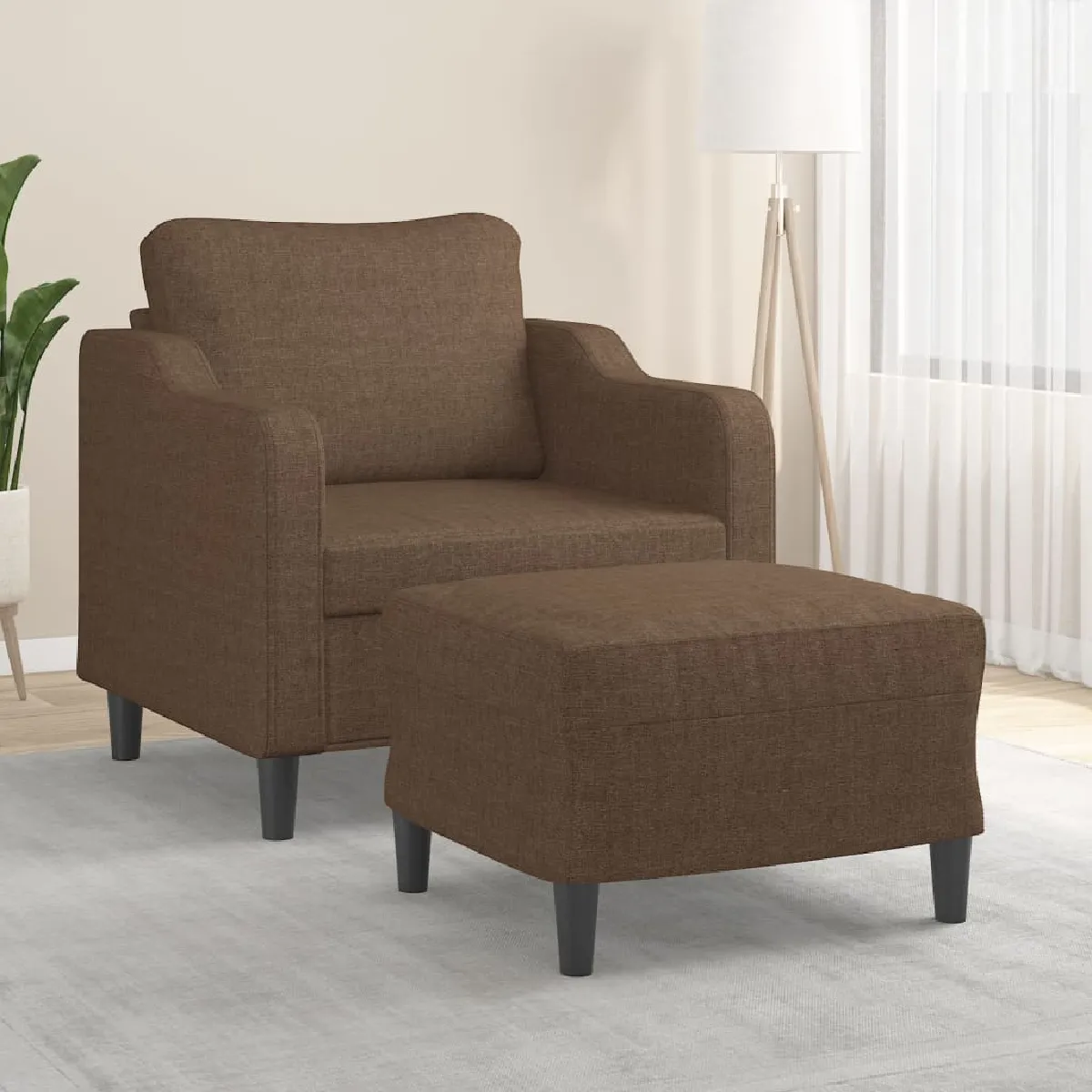 vidaXL Fauteuil avec repose pied - vue 6
