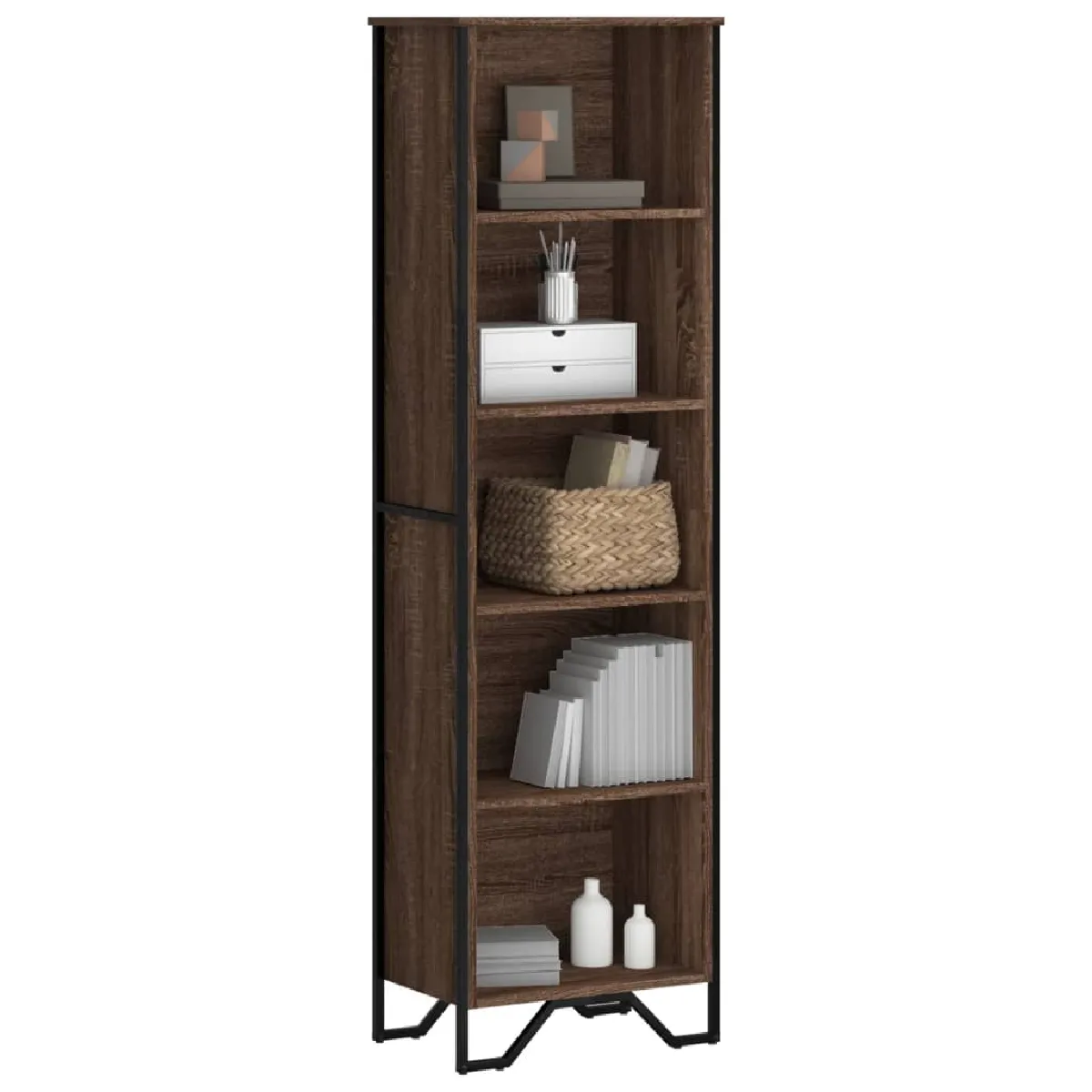 VIDAXL - Bibliothèque - 50x31x169 cm - Marron - Image 3