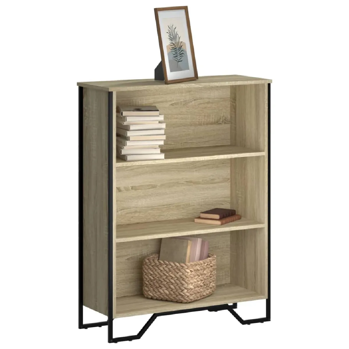 VIDAXL - Bibliothèque - Chêne Sonoma - 80x31x106 cm - Image 2