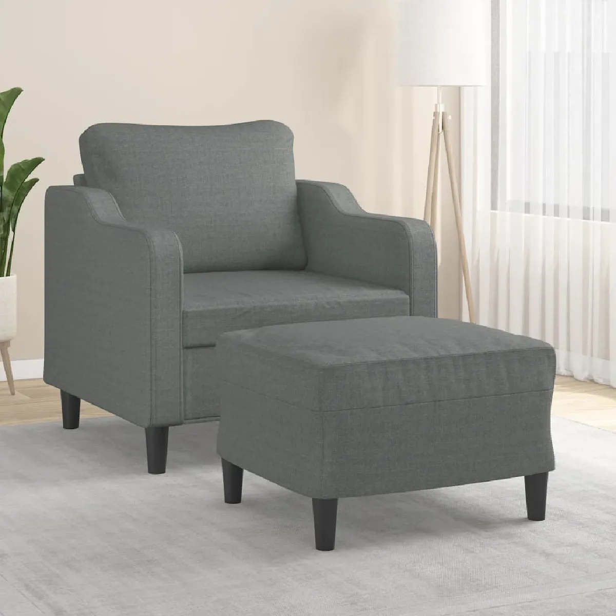 VidaXL Fauteuil Repose Pied