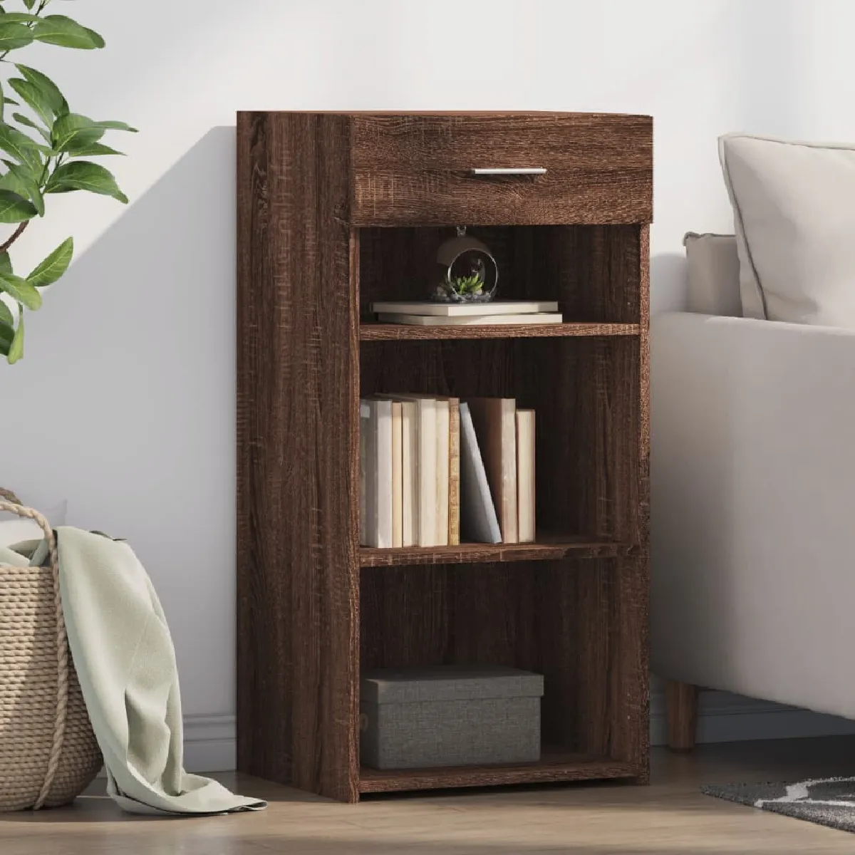 Vidaxl Marron Buffet Chêne 45X42,5X93