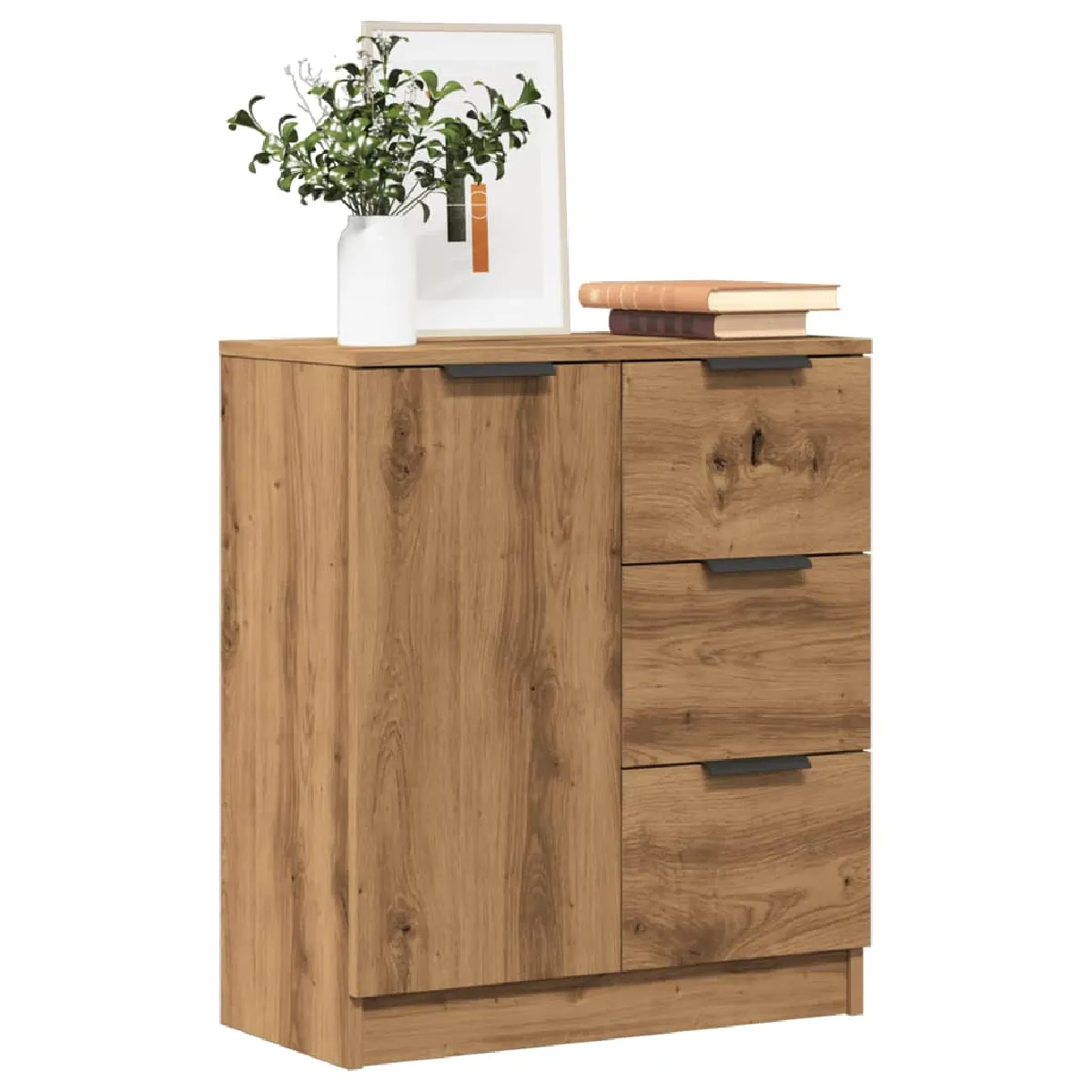 VIDAXL - Buffet - Artisanal - Chêne - 60x30x70 cm - Image 2