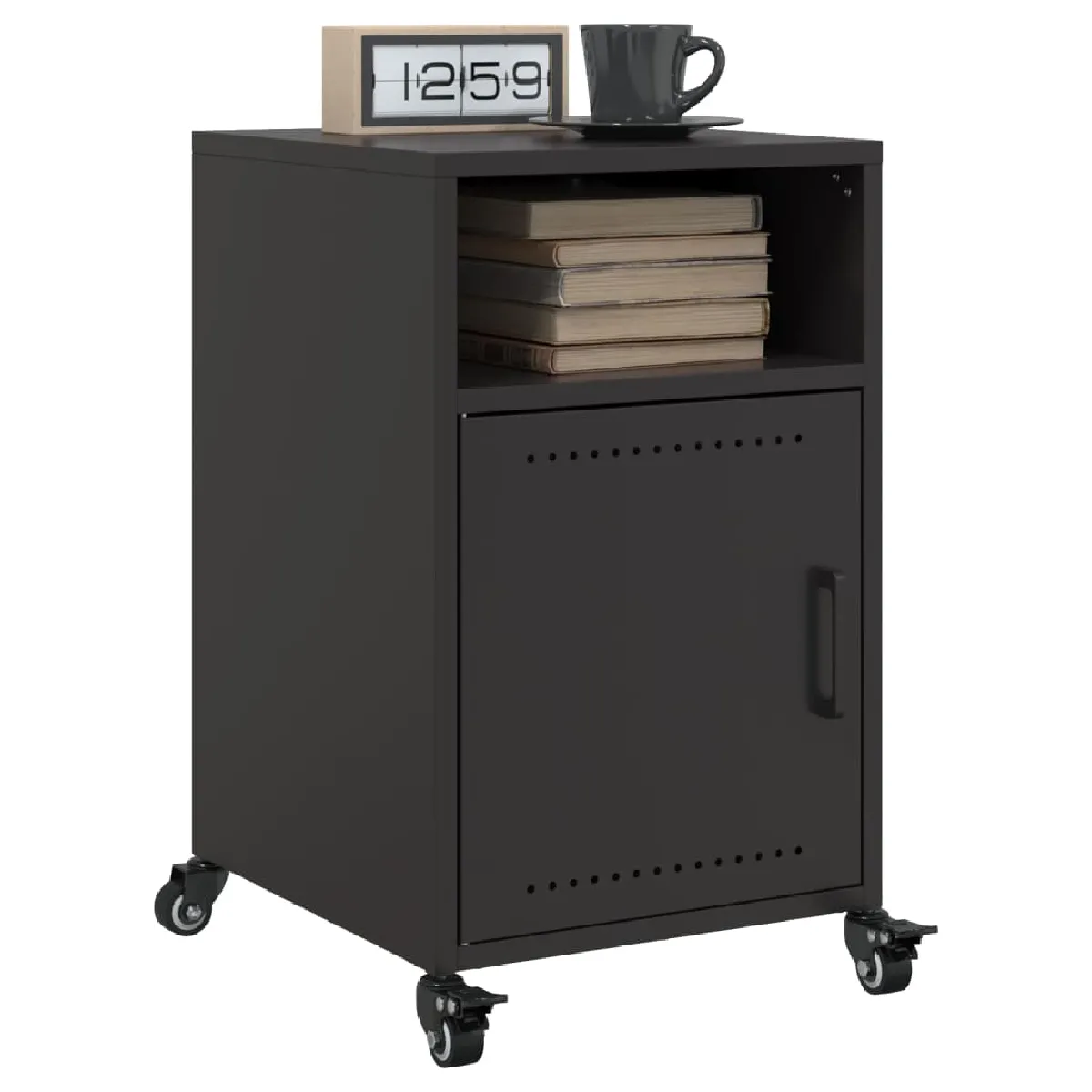 vidaXL Tables de Chevet 2 pcs Acier - vue 6