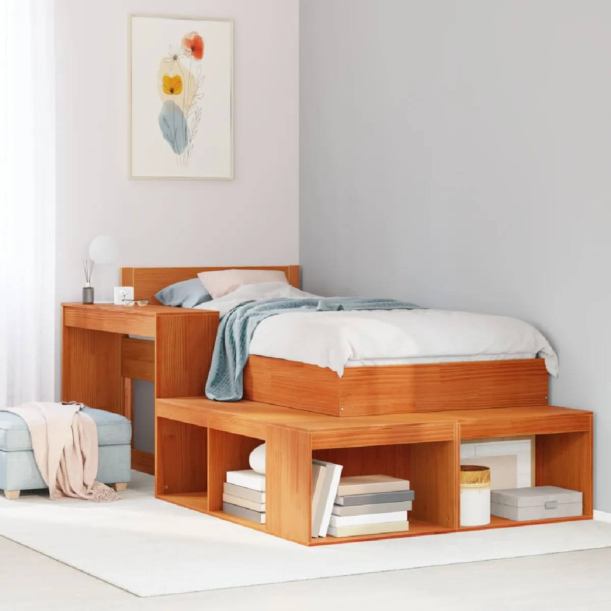 Vidaxl Table De Chevet - Bureau Bois