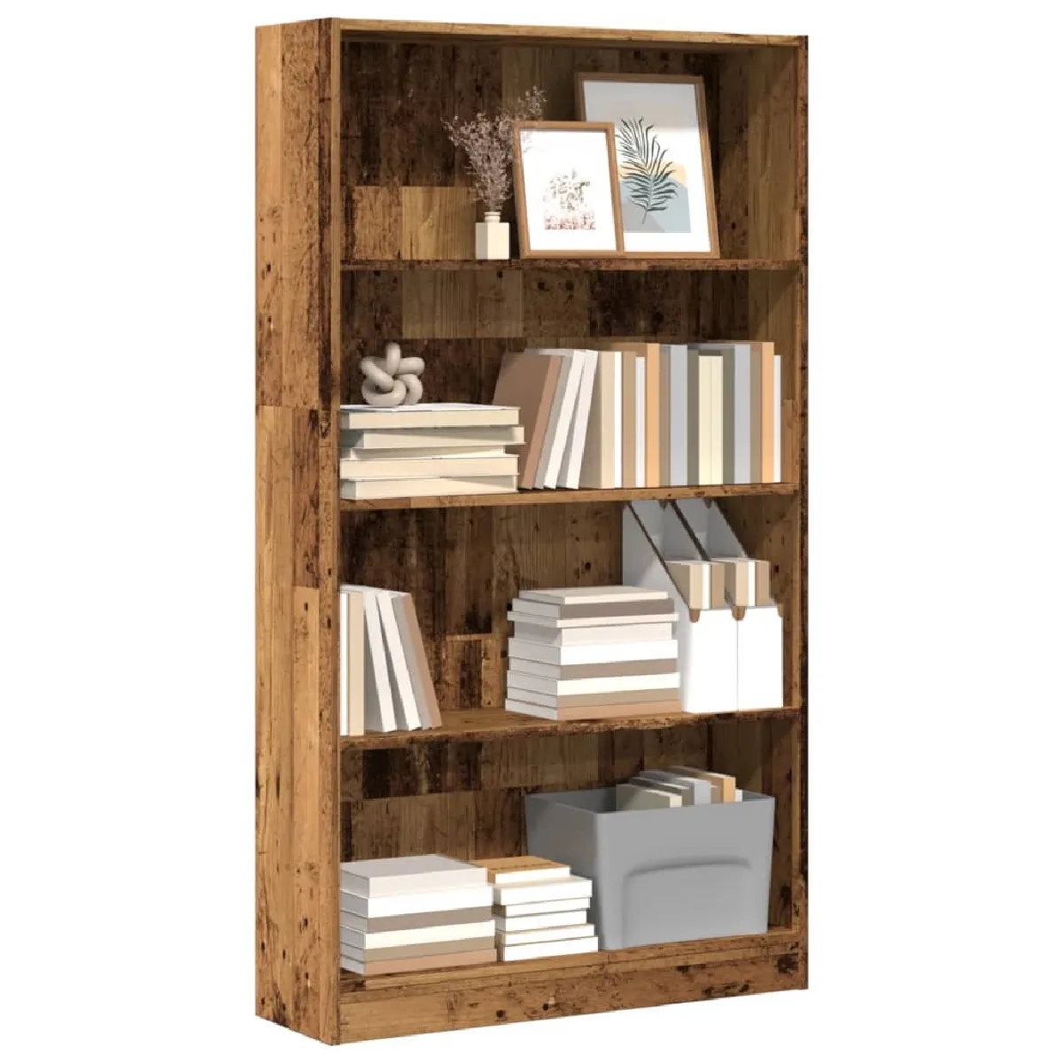 VIDAXL - Bibliothèque - Style Industriel - 80x24x143 cm - Image 2