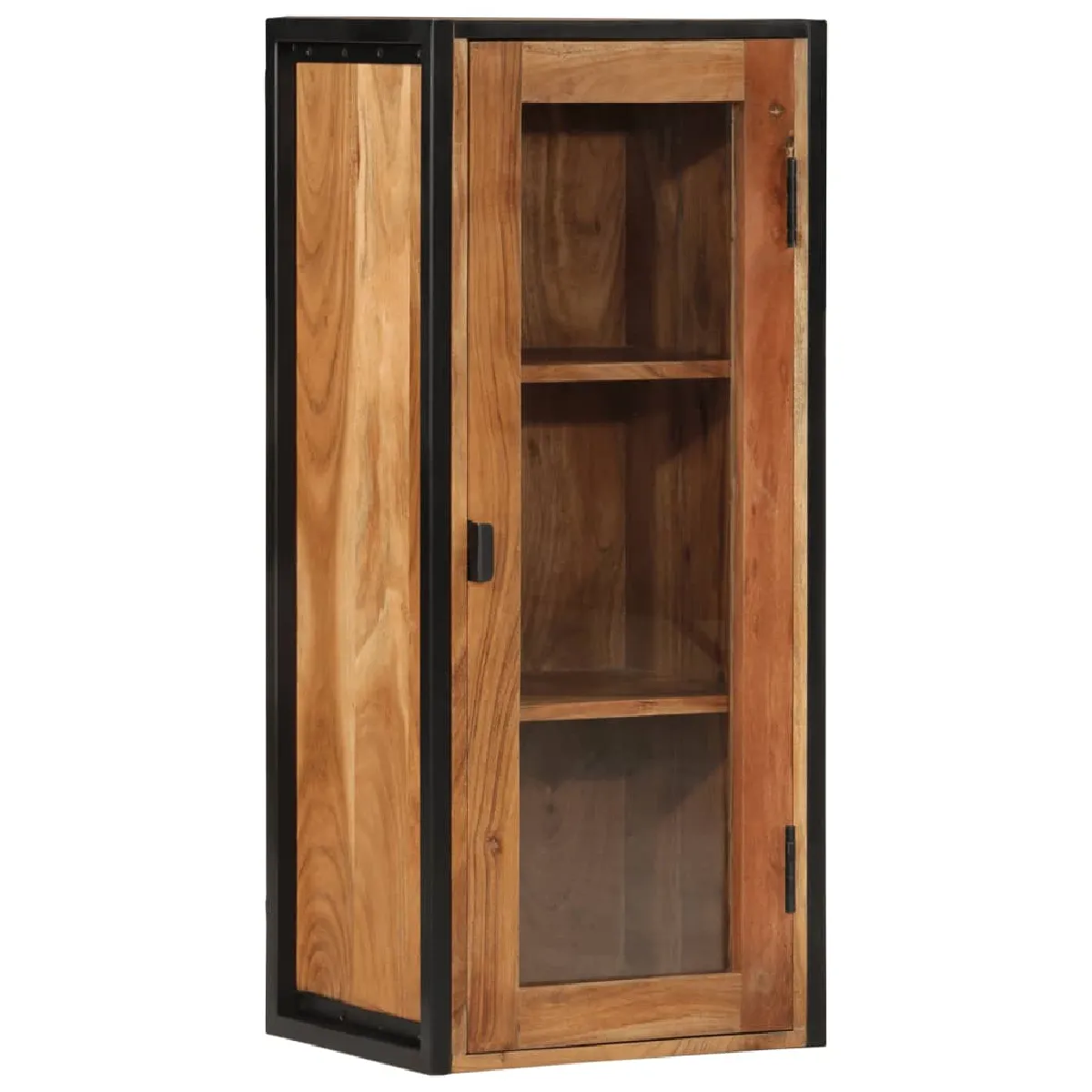 vidaXL Armoire salle de bain murale bois acacia