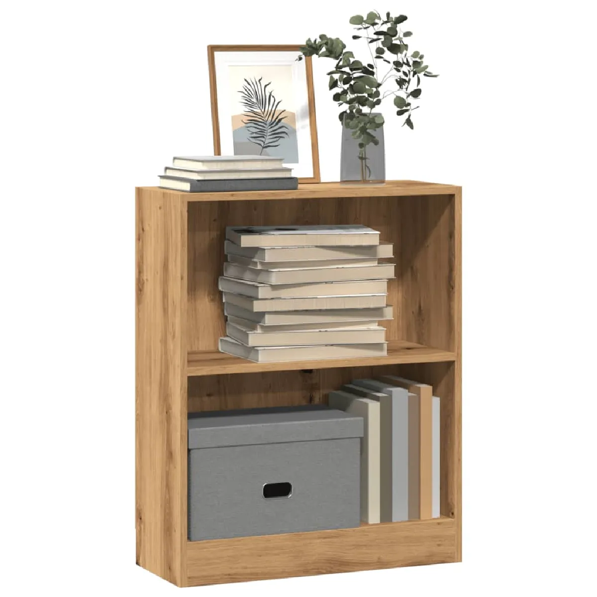 vidaXL - Bibliothèque - Chêne Artisanal - 60x24x76 cm - Image 3