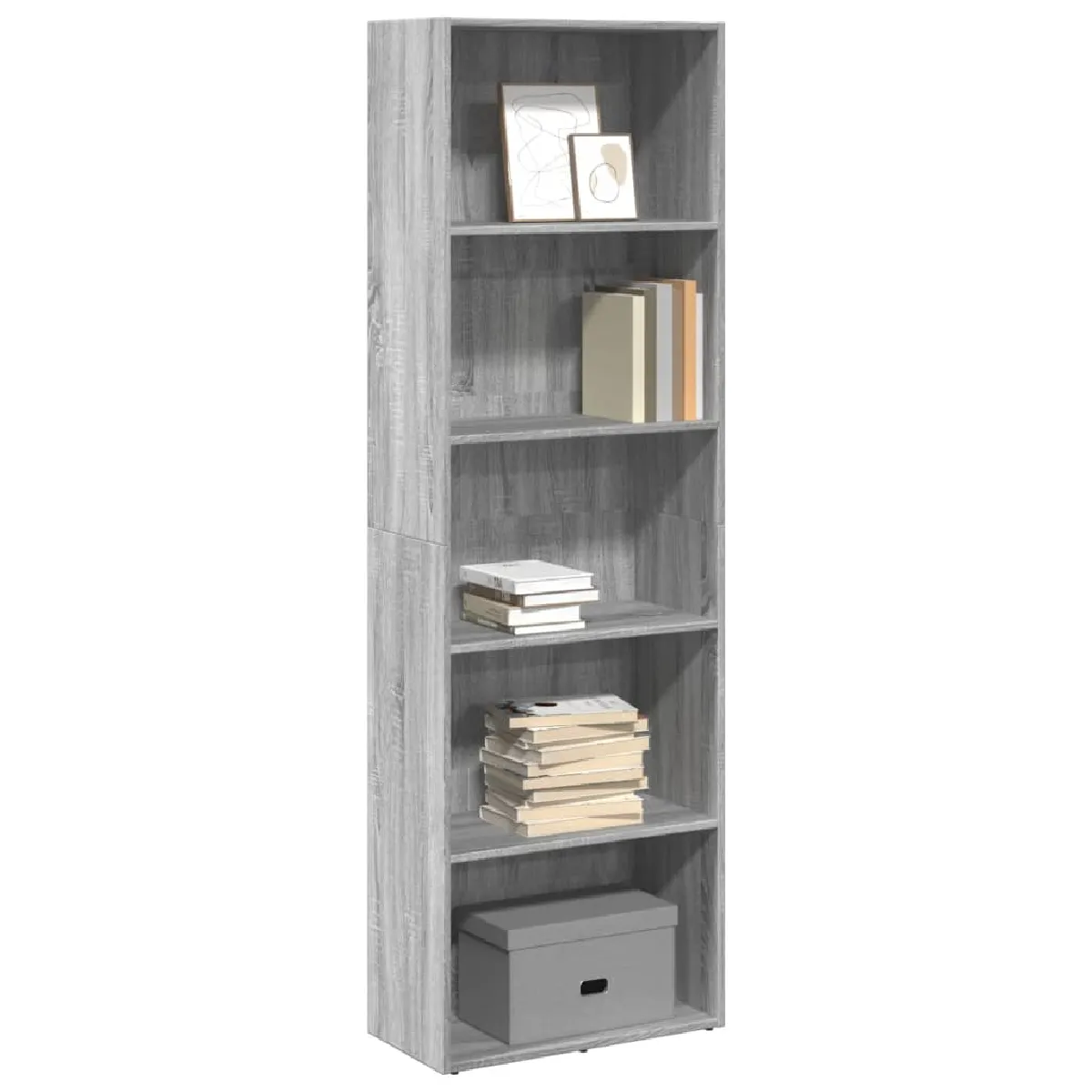 VIDAXL - Bibliothèque - Sonoma - Gris - 60x30x189 cm - Image 2