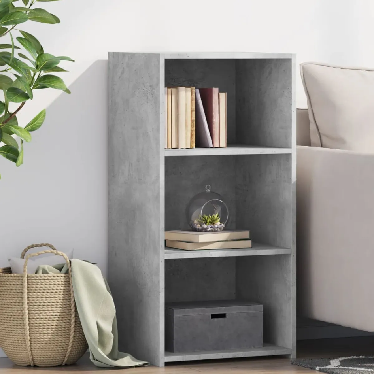 vidaXL - Buffet - 45x41x93 cm - Gris Béton - Image 2