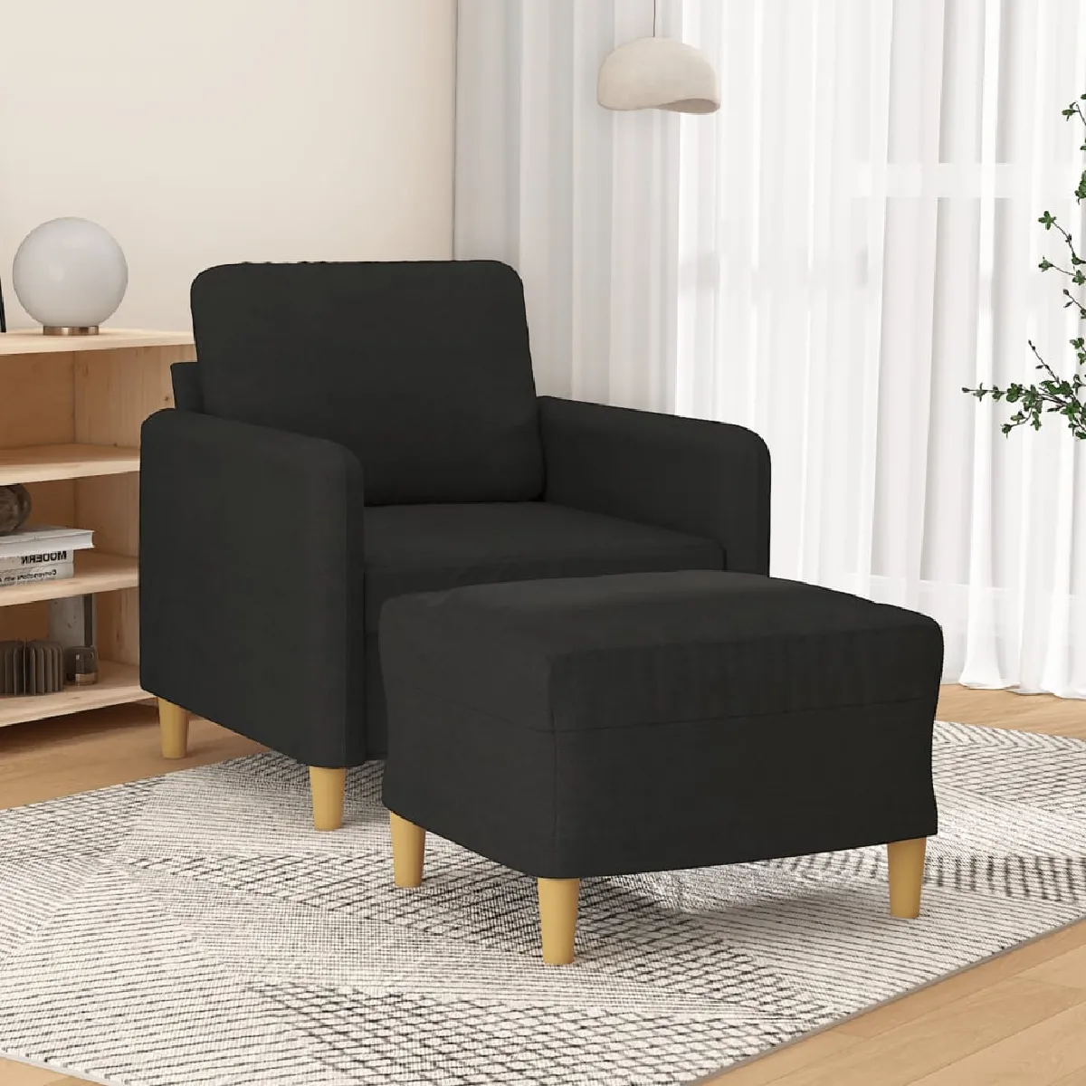 vidaXL Fauteuil avec repose pied - vue 8