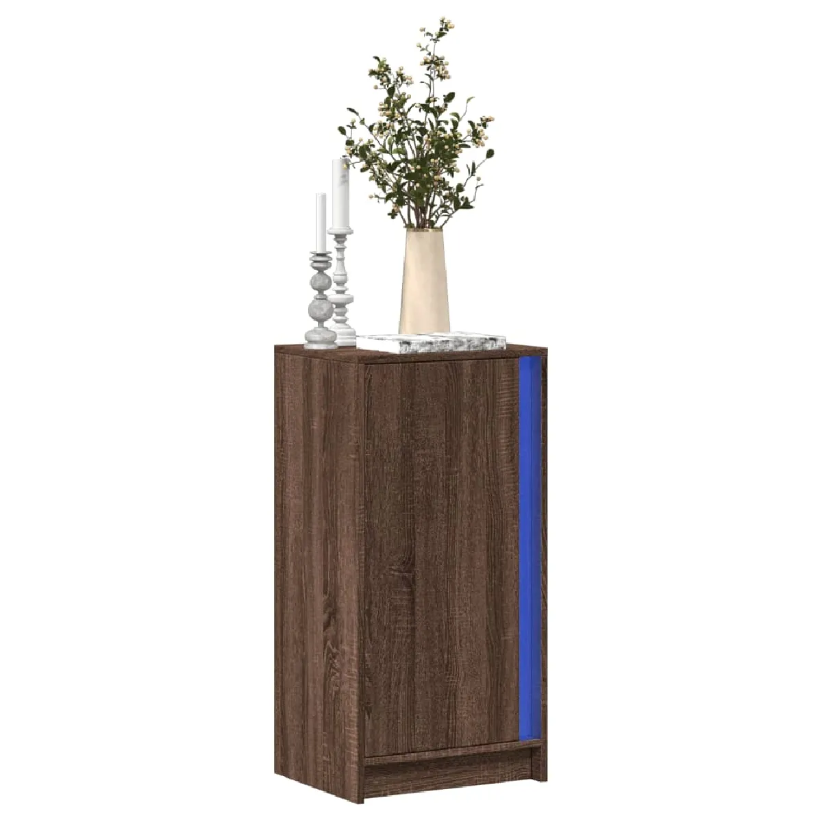 vidaXL Buffet avec LED Chêne - vue 2