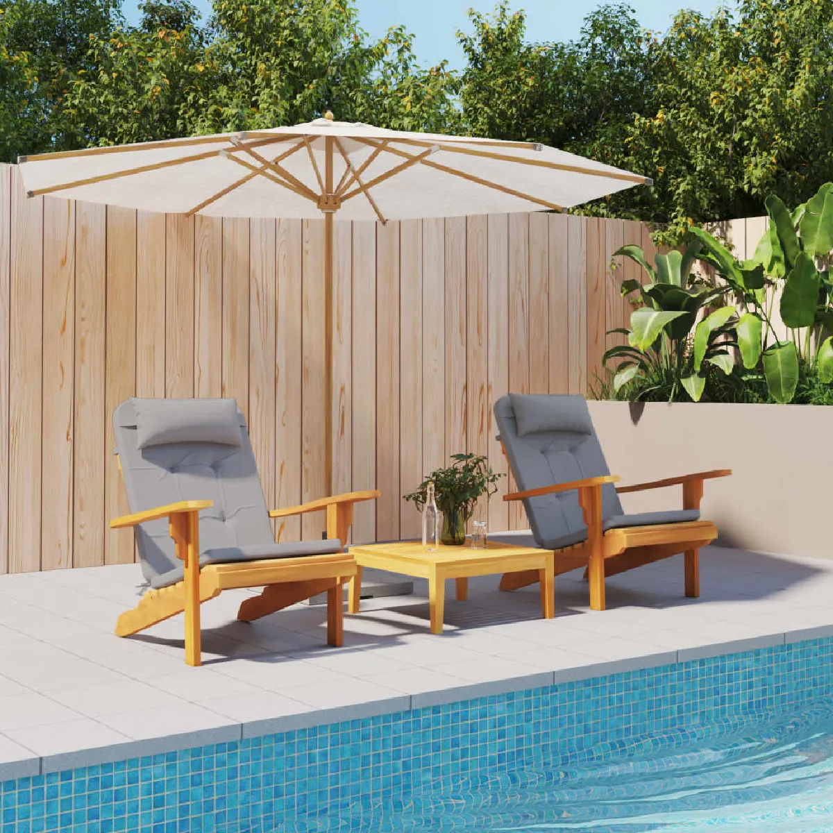 VidaXL Coussins Adirondack Lot de 2 - vue 4