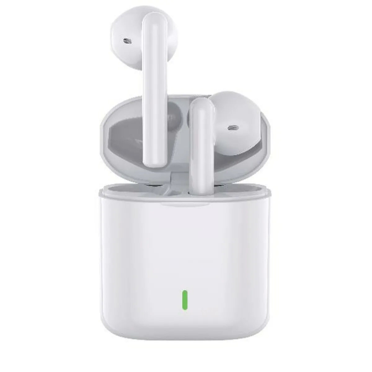 Celly Buz WH Casque Bluetooth sans fil avec &eacute;tui de chargement Blanc