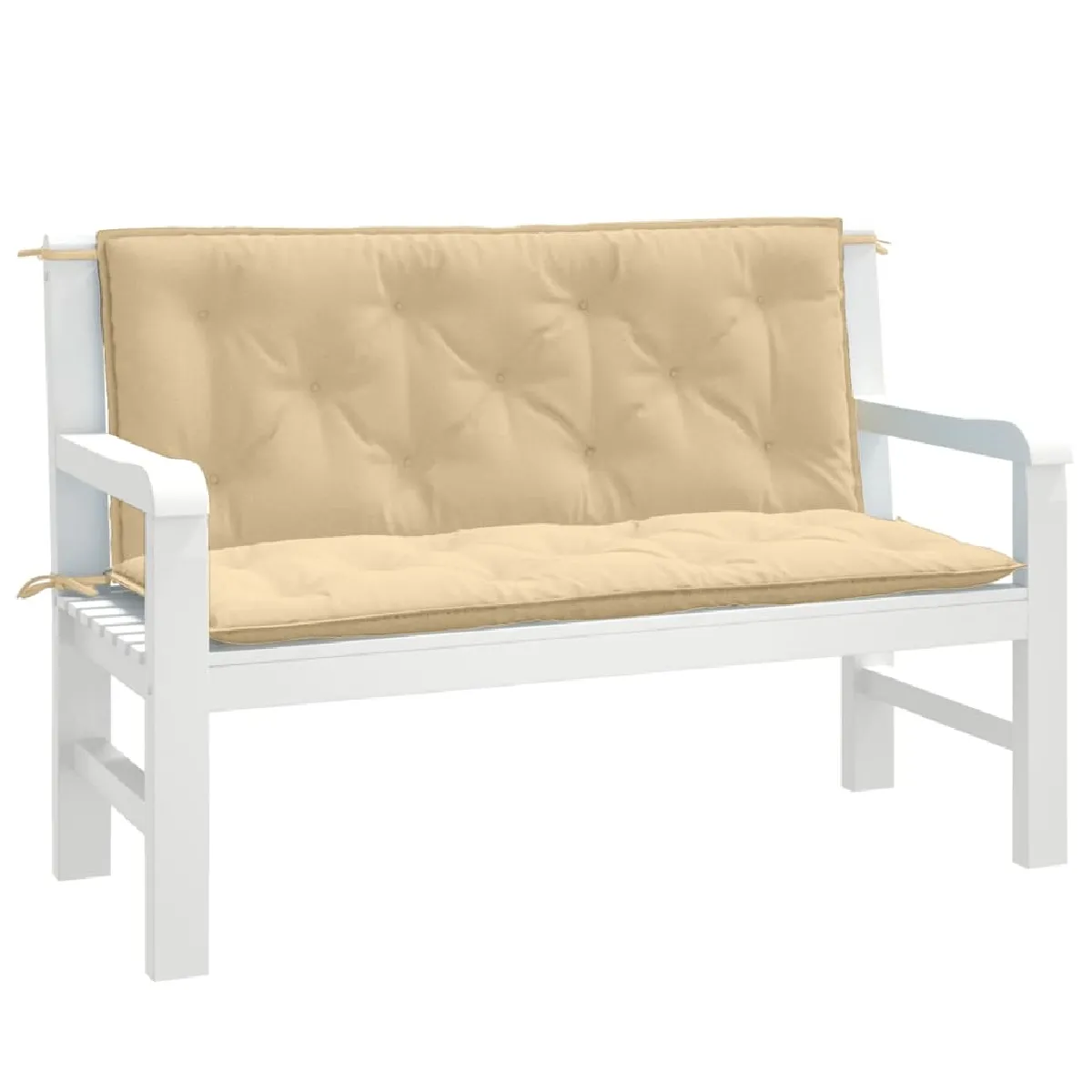 vidaXL Coussins banc jardin Lot de 2 - vue 5