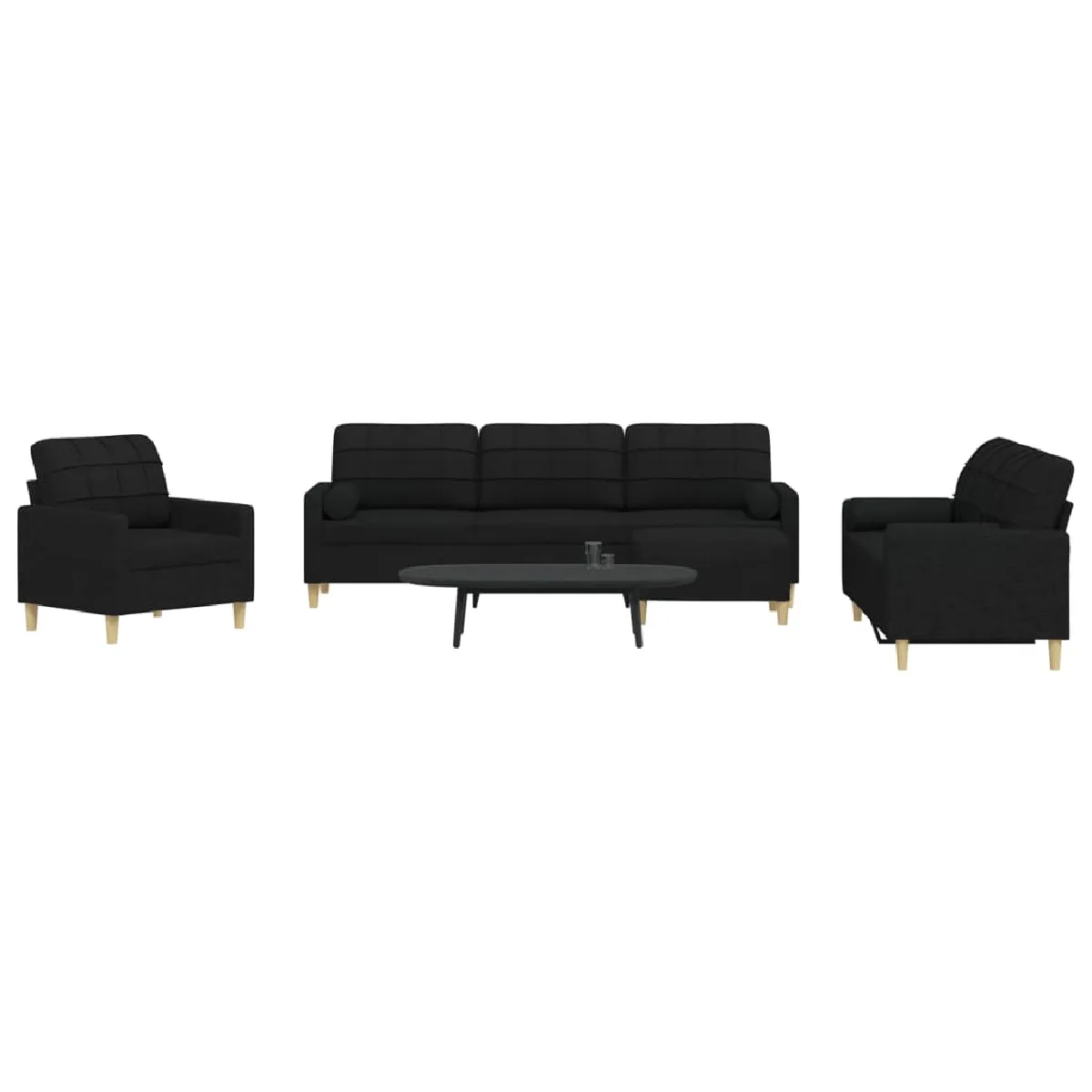 vidaXL Ensemble de canapés 4 pcs - vue 6