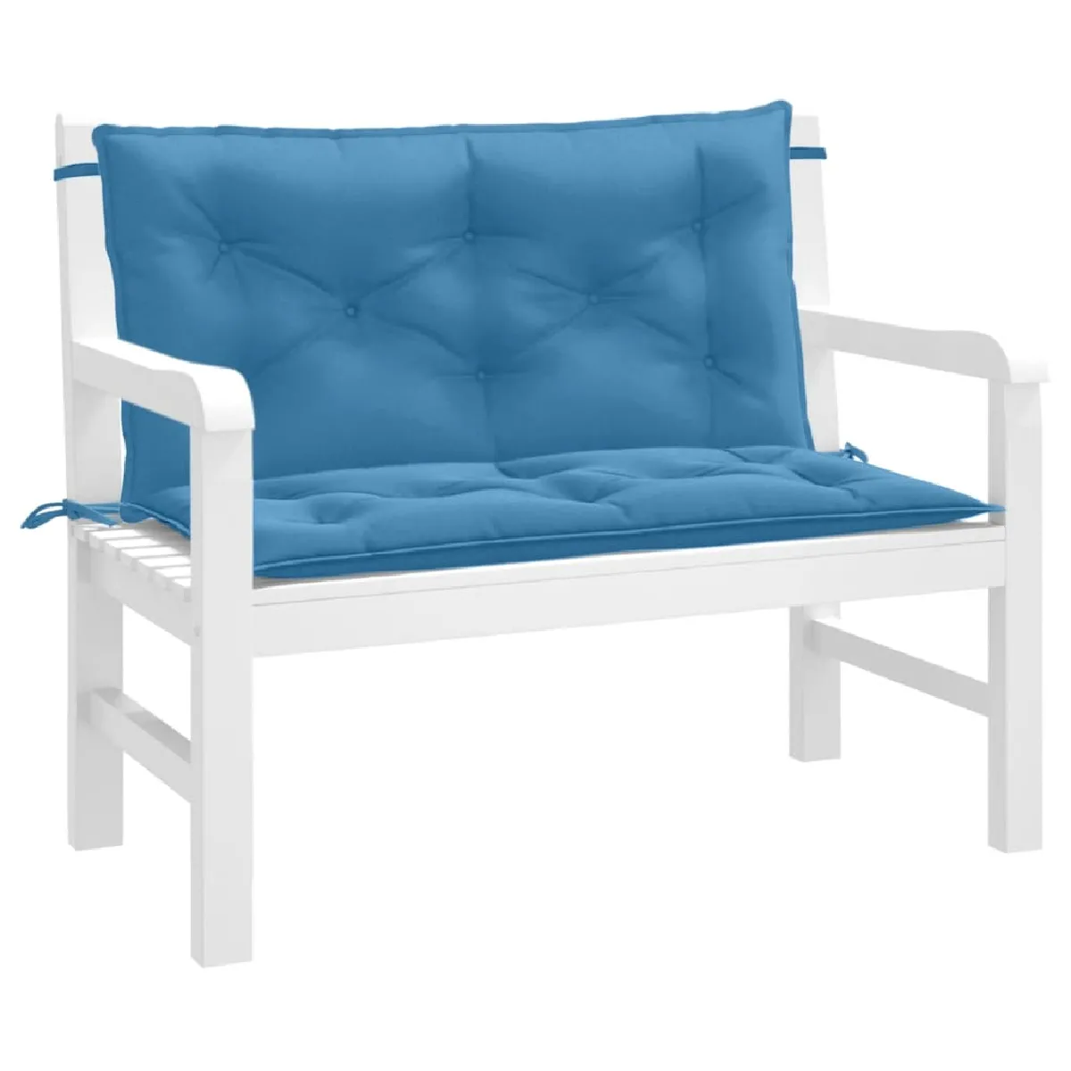 Vidaxl Banc de jardin Bleu - vue 1