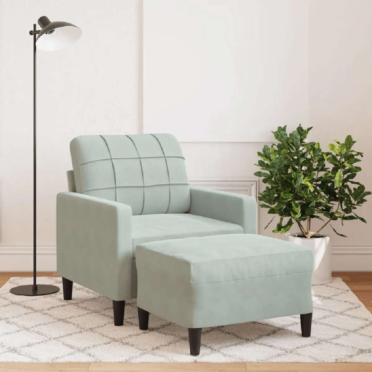 Fauteuil Vida Repose Pieds - vue 5