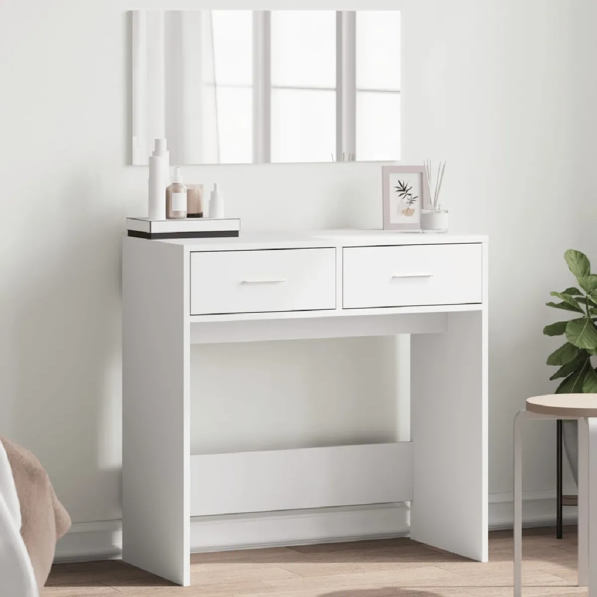 vidaXL Coiffeuse avec Miroir - vue 4
