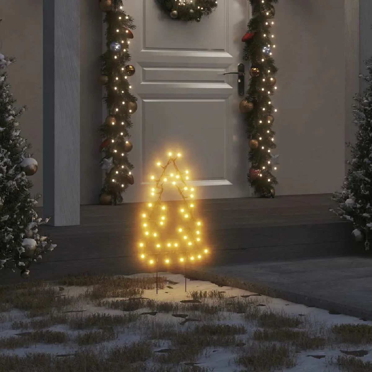 Vidaxl Décorations Lumineuses Arbre 50 Led