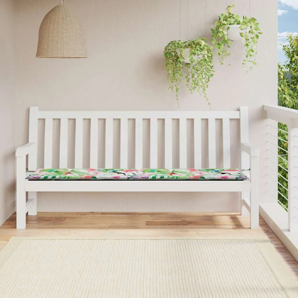 vidaXL Coussin de banc 200x50x3 - vue 2