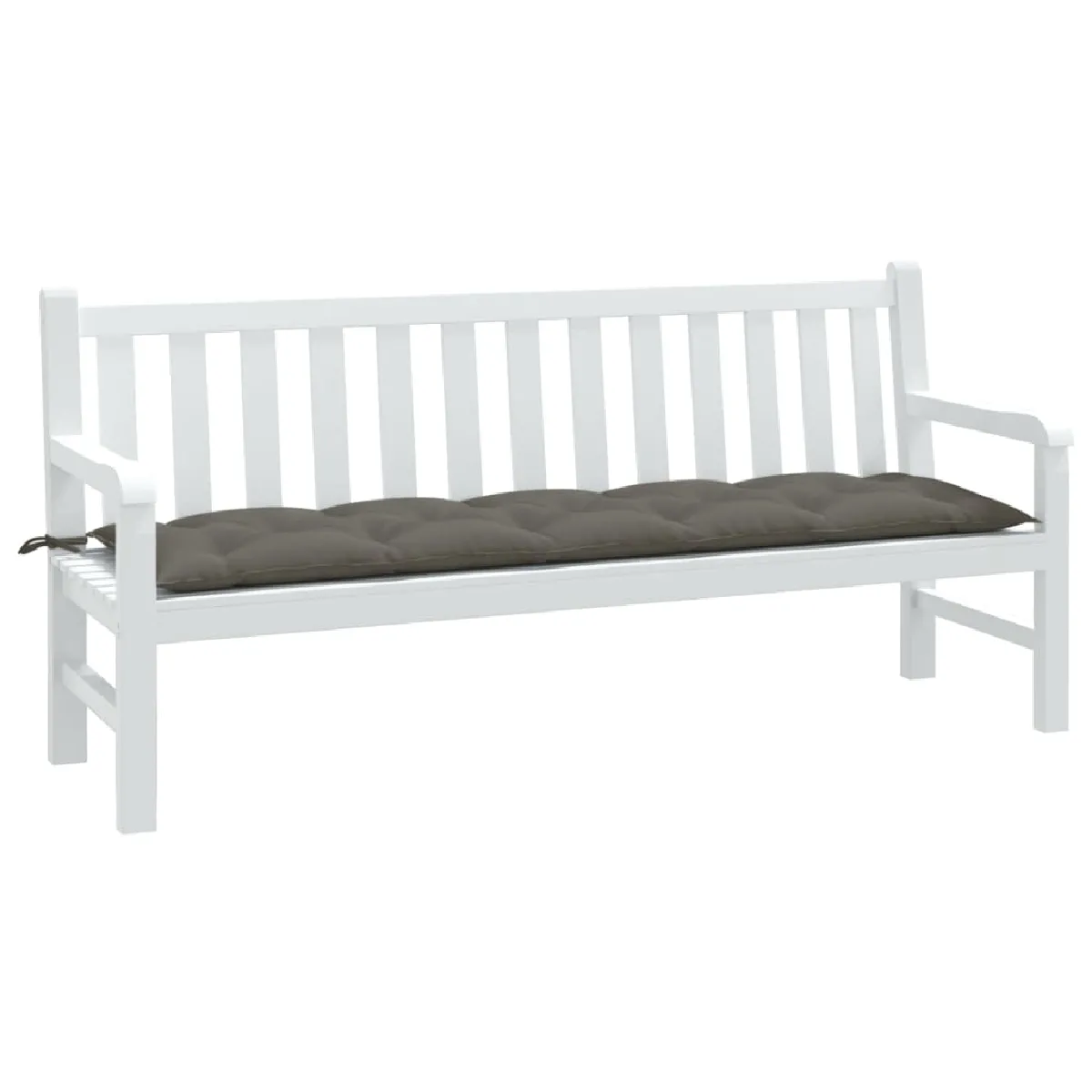 vidaXL Coussin de banc de jardin mélangé 180x50x7 cm tissu coussin coussin de banc coussin de jardin coussin 4002565 - vue 3
