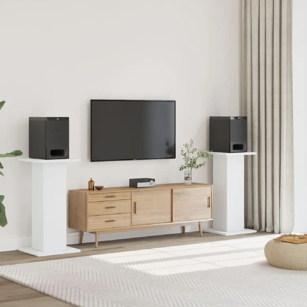 Supports pour haut parleurs vidaXL - vue 6