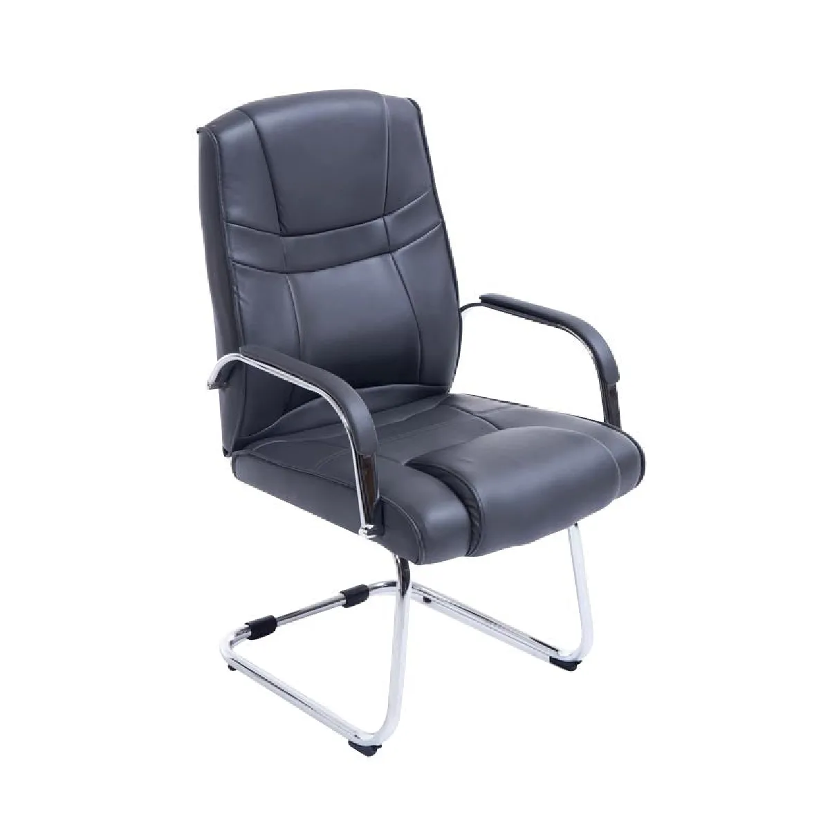 Decoshop26 Fauteuil de bureau ergonomique - Gris