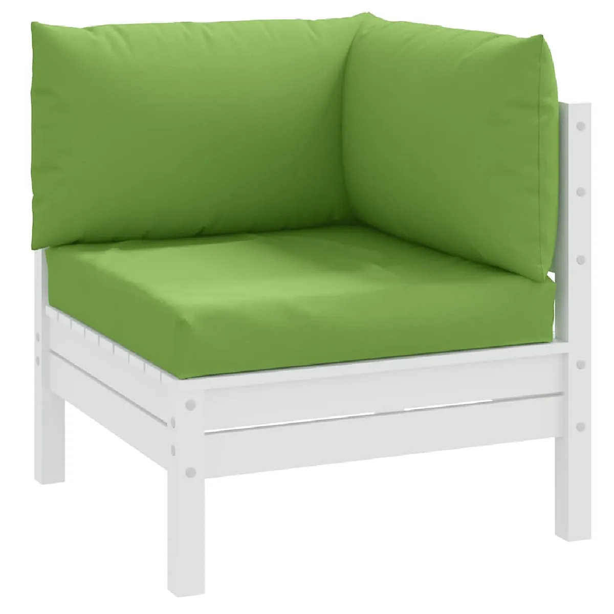 vidaXL Lot de 3 Coussins de Palette Oreillers de Balcon Coussins de Sièges Patio Jardinage Terrasse Extérieur 4002655